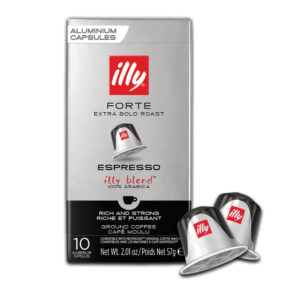 ILLY Forte Bold Espresso Coffee Order Nespresso Forte pods Extra Bold Espresso Coffee Roast Espresso Coffee Capsules Forte Extra Bold Coffee