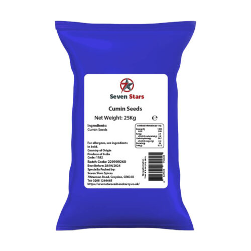 Jeera Whole Cumin Seed 25kg