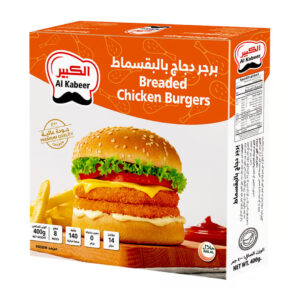 الكبير برجر دجاج مغطى بالبقسماط
