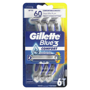 Gillette Blue 3 Comfort Disposable Multicolour Razors 6 Pcs