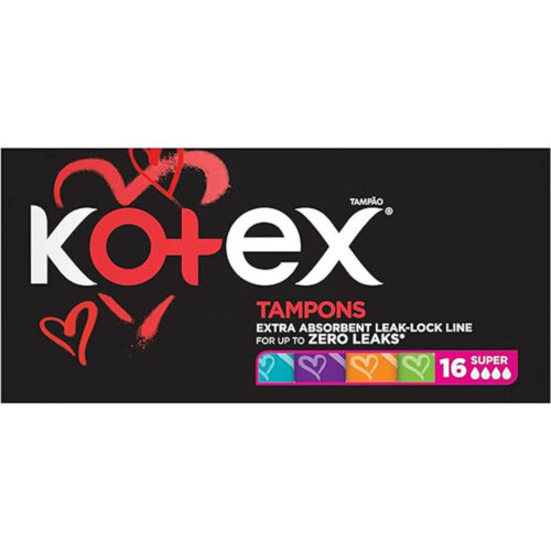 Kotex Tampons Silky Cover Size Normal 16pcs