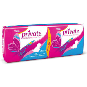 Private Natural Cotton Feel Extra Thin Super Sanitary 16pcs