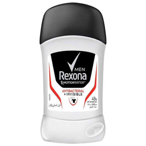 Rexona Men Antiperspirant Stick Antibacterial + Invisible 40g