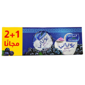 زبادي يوناني بنكهة التوت الأزرق من المراعي