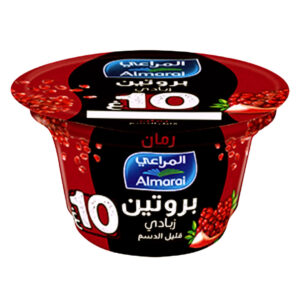 زبادي بروتين قليل الدسم بنكهة الرمان من المراعي