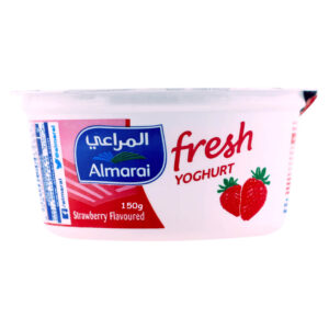 زبادي طازج بنكهة الفراولة من المراعي