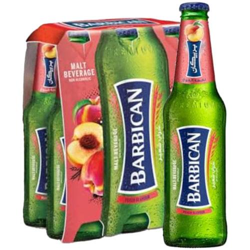 Barbican Peach Flavoured Non Alcoholic Malt Beverage 6x330ml