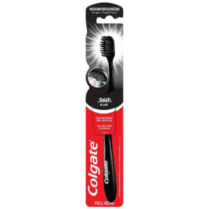 Colgate Toothbrush 360 Charcoal Black Medium Multi Color 1pcs