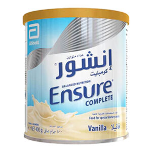 إنشور تغذية متوازنة وكاملة بنكهة الفانيلا للبالغين