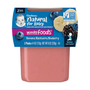 Gerber Banana Blackberry Blueberry 226g