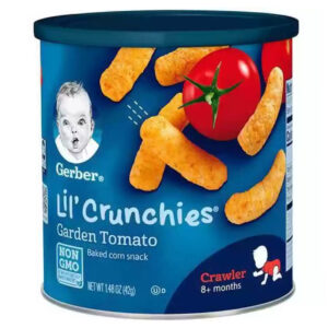 Gerber Crunchies Baked Corn Snack Garden Tomato 42g