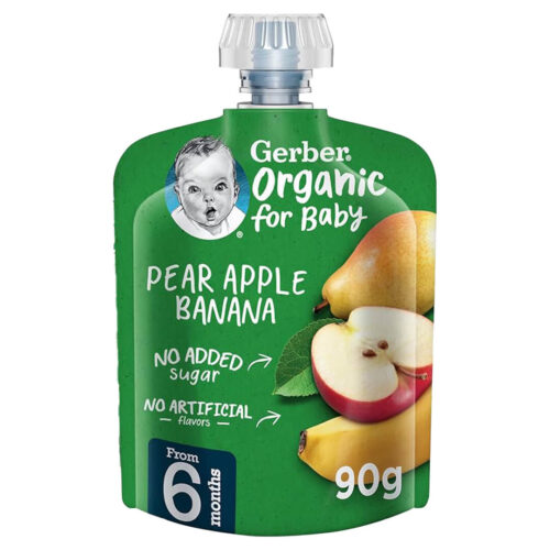 Gerber Organic Apple Pear Banana Food from 6 Months 90g