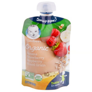 Gerber Organic Baby Food Fruits Grain 99g