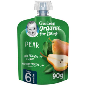 Gerber Organic Pear Baby Food from 6 Months 90g