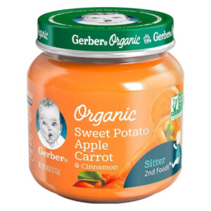 Gerber Organic for Baby Sweet Potato Apple Carrot Cinnamon 113g