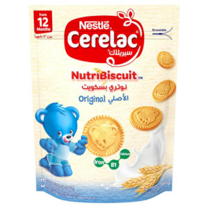 Nestle Cerelac Banana, Orange, Biscuits Fruits Puree Pouch Baby Food 180g