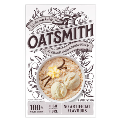 Oatsmith Caramel Ice Cream Flavoured Instant Oatmeal 240g