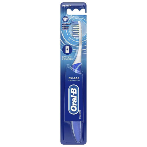 Oral-B Pro Expert Pulsar Toothbrush Medium Multi Color Assorted 1pc