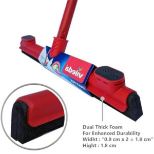 Vileda Classic Floor Wiper With Stick Red 42cm