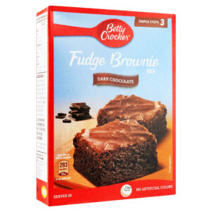Betty Crocker Dark Chocolate Fudge Brownie Mix 500g