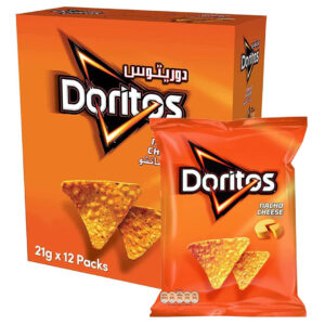 دوريتوس رقائق تورتيلا بنكهة جبنة الناتشو
