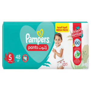 بامبرز كلوت بيبي دراي  مستخلص الصبارمقاس 5(12-18كلغ)