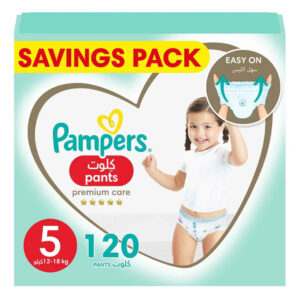بامبرز بانتس بريميوم كيرعبوة التوفير مقاس 5  (12-18كلغ)
