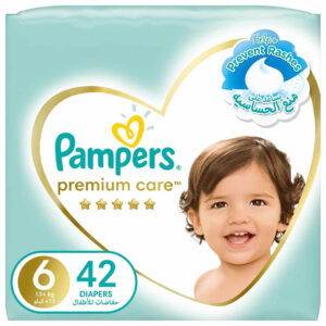 Pampers Premium Care Taped Baby Diapers Size 6(13+kg)