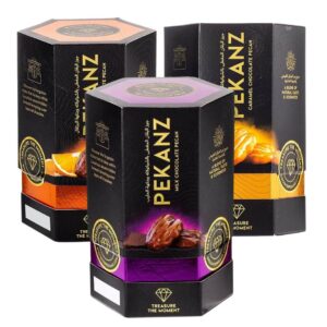 Pekanz Caramel and Orange Chocolate 3x150g
