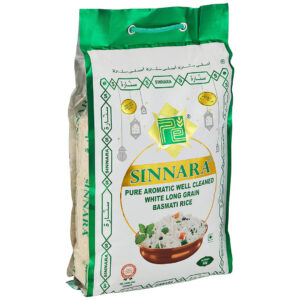 Sinnara Pure Aromatic White Long Grain Basmati Rice 5kg