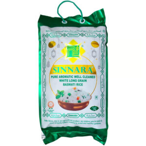 Sinnara White Long Grain Basmati Rice 10kg