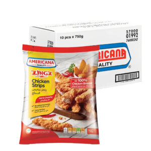 Americana Zingz Chicken Strips Hot and Crunchy