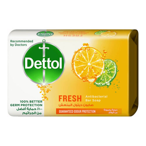 Dettol Fresh Antibacterial Bar Soap 165g