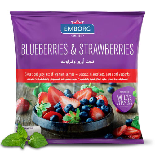 Emborg Blueberries And Strawberries Mix 400g
