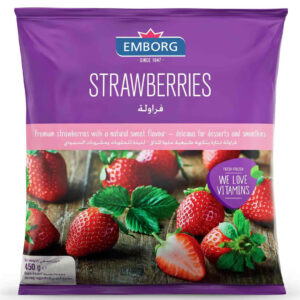 Emborg Frozen Strawberries 450g pack