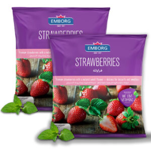 Emborg Frozen Strawberries Pack 2x450g