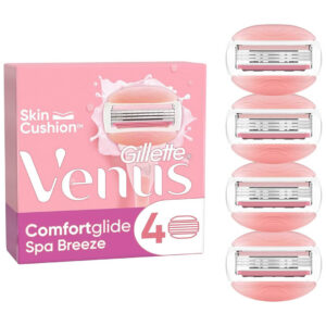 Gillette Venus Comfortglide Spa Breeze Women's Razor Blade Refills Pink 4pcs