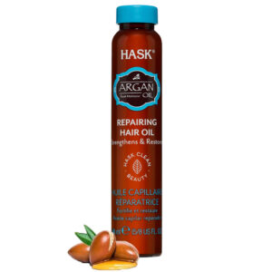 Hask Argan Oil Healing Shine Hair Treatment Brown 18ml