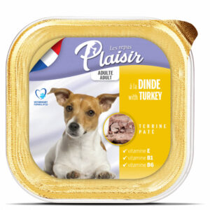 ليه روبا بليزير باتيه مأكولات الكلاب بطعم الديك الرومي