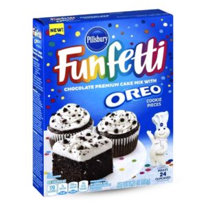 Pillsbury Funfetti Chocolate Premium Cake Mix With Oreo 432g
