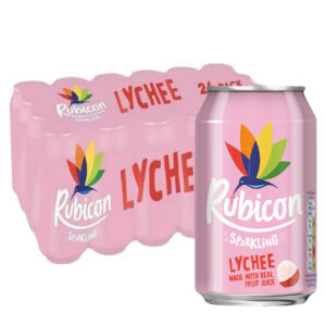 Rubicon Sparkling Lychee drink 24x330ml