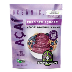 Sambazon Pure Unsweetened Acai Berry Fruit Puree 400g