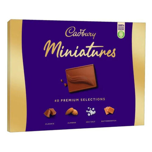 Cadbury Miniatures Premium Chocolate 400g