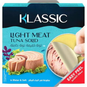 Klassic Light Meat Tuna In Water And Salt 160gm