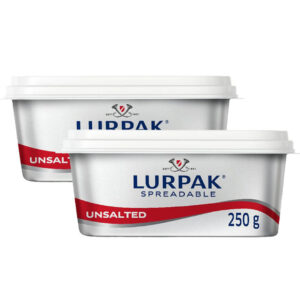 Lurpak Butter unsalted 2x250gm