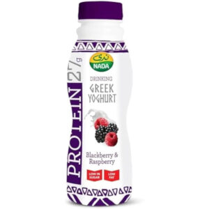 ندى شراب زبادي يوناني توت الأسود وتوت العليق