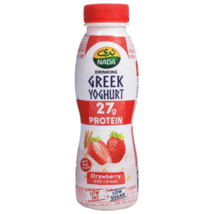 ندى مشروب زبادي يوناني فراولة