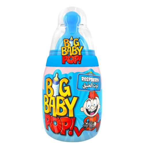 Big Baby Pop Raspberry Flavoure Candy 32g