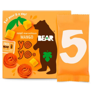 Bear Yo Yo's Mango Pure Fruit Snacks 5 x 20g