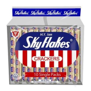M.Y San Sky Flakes Crackers 10x25g